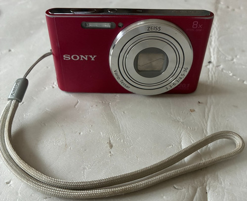 Sony cyber shot dsc - sony, pink
