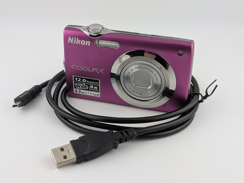 Nikon coolpix s3000 12mp pink - nikon,