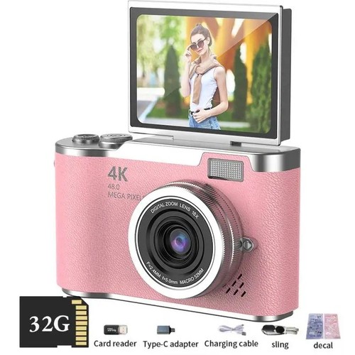 Digital camera 48mp beauty - 4k,