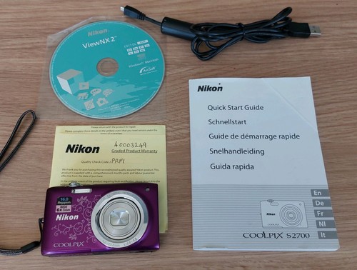 Nikon coolpix s2700 16mp - nikon,