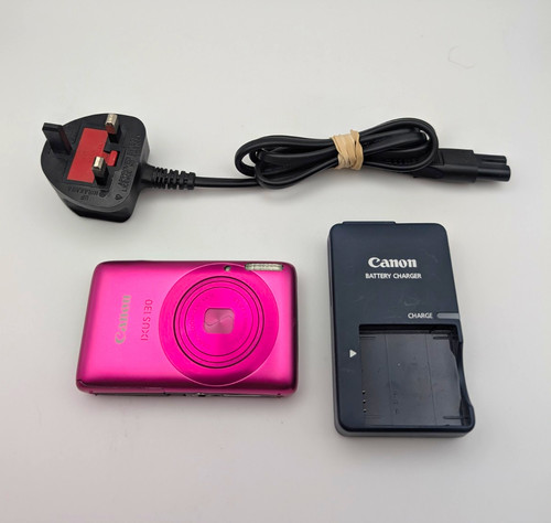 Canon ixus 130 pink 1mp - ixus,