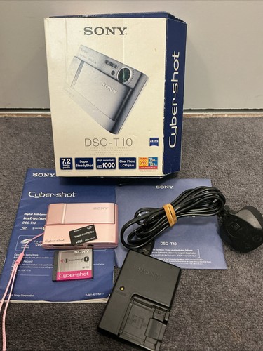Sony cyber shot dsc - dsc-t10, 7.2mp