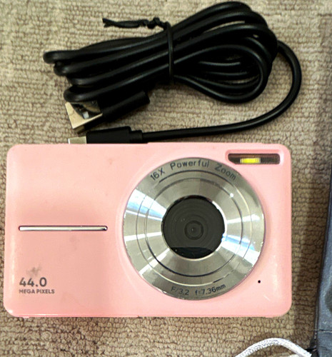 44mp pink compact digital - pink,