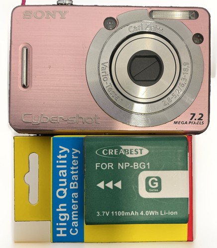 Sony cyber shot - dsc-w55, 7.2mp
