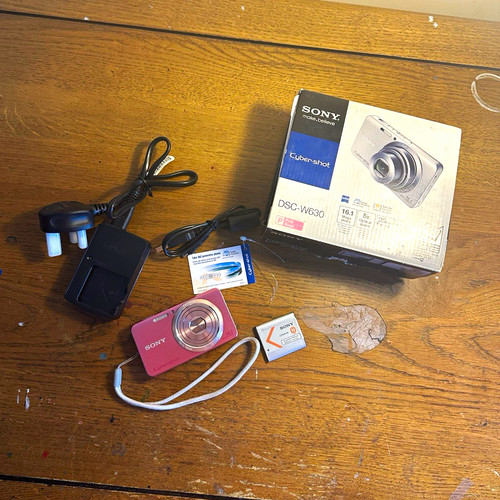 Sony cyber shot dsc w630 - sony, pink