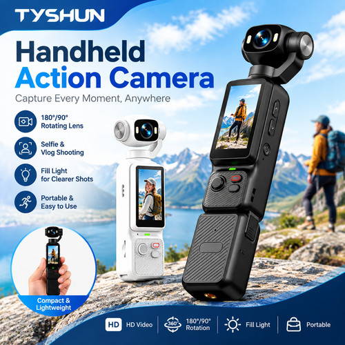 Handheld action camera - handheld,