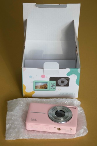 Pink digital camera - pink, 1080p